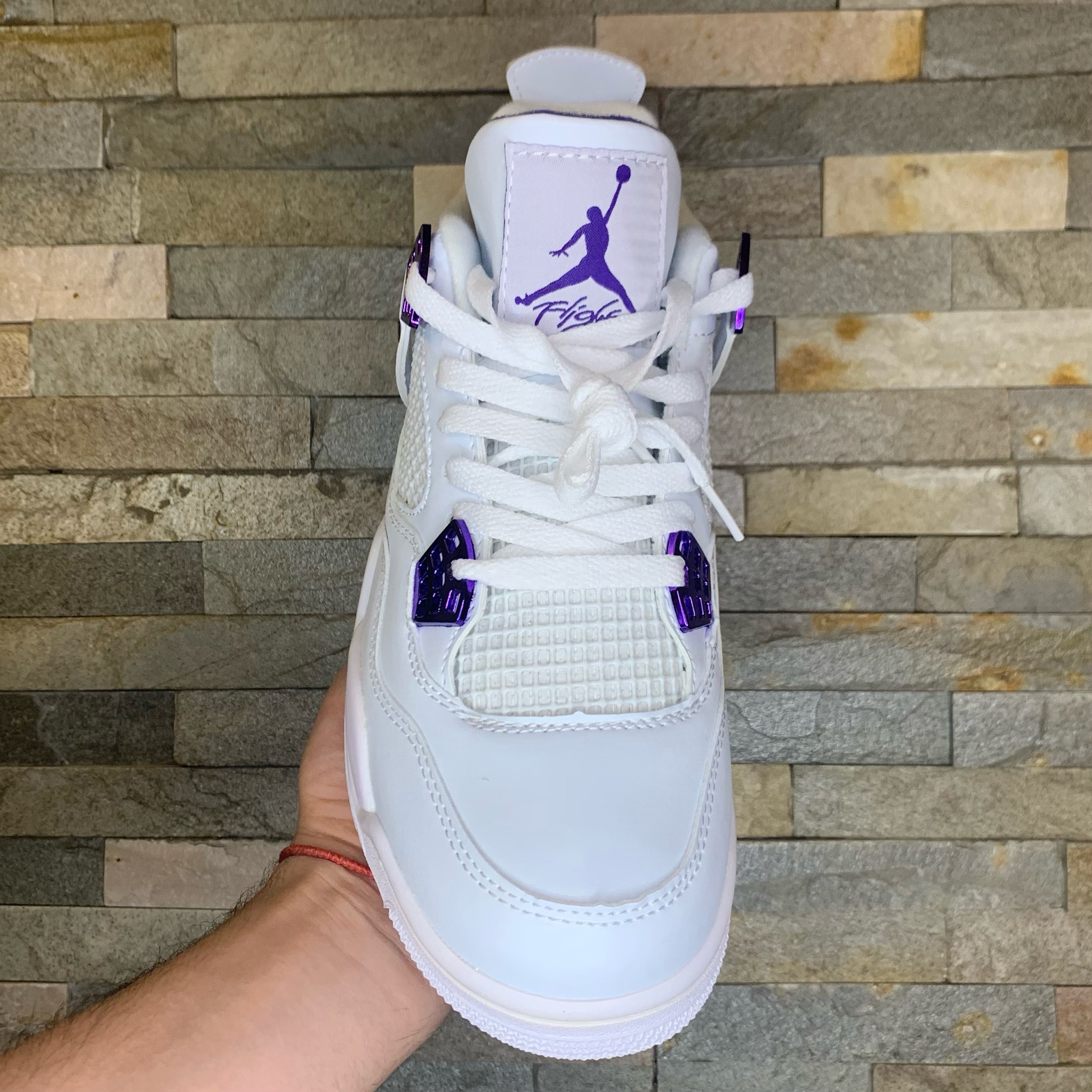 J Retro 4 White Purple - Imagen 3